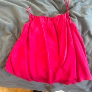 7 For All Mankind Fuchsia Sleeveless Top